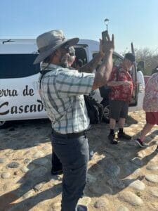 Traveler enjoying a guided cultural experience during a pre- or post-cruise land extension